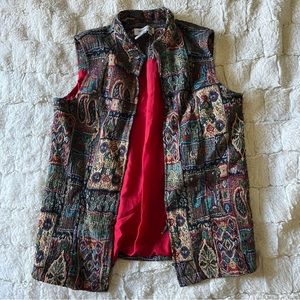 Embroidered vest